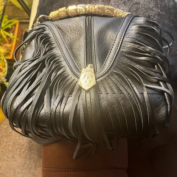 🆕Exquisitely BOHO black faux leather purse is back in stock!! Price dropped NWT. - Picture 15 of 15